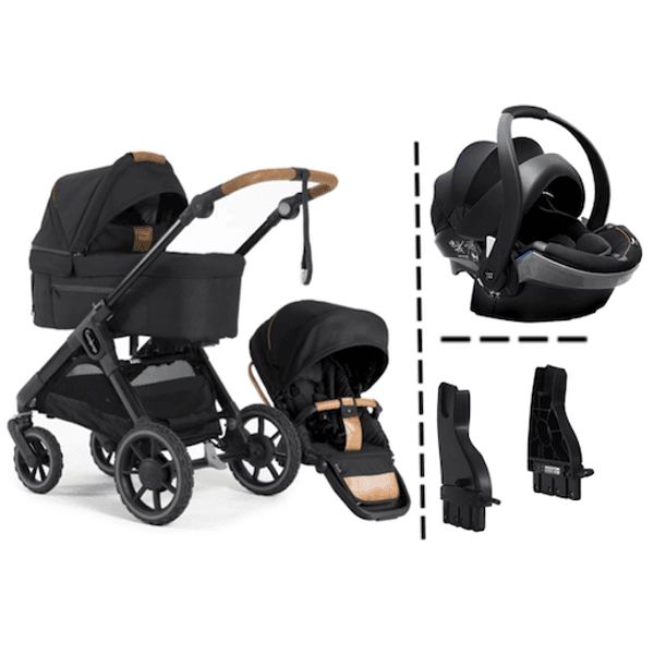 Hovedbilde Emmaljunga 2025 | Sento Max Kombi + Bilstol Pakke | Ergo+ Outdoor Black