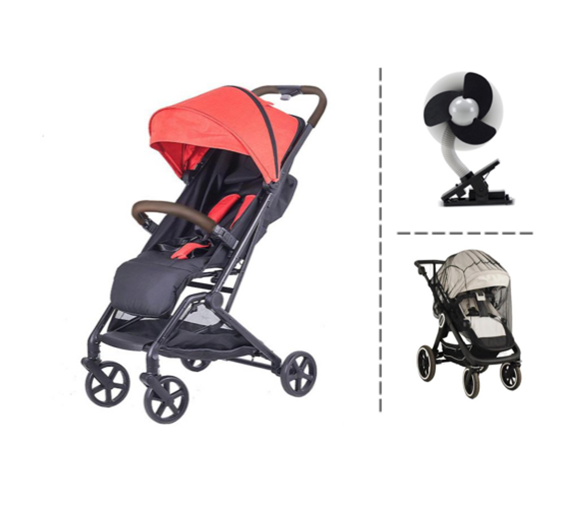 Troller | Quick Trille + Utstyrs Pakke | Black/ Red