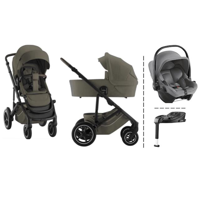 Hovedbilde Britax | Smile 5Z kombivogn + Core bilstol Og Base | Urban Olive