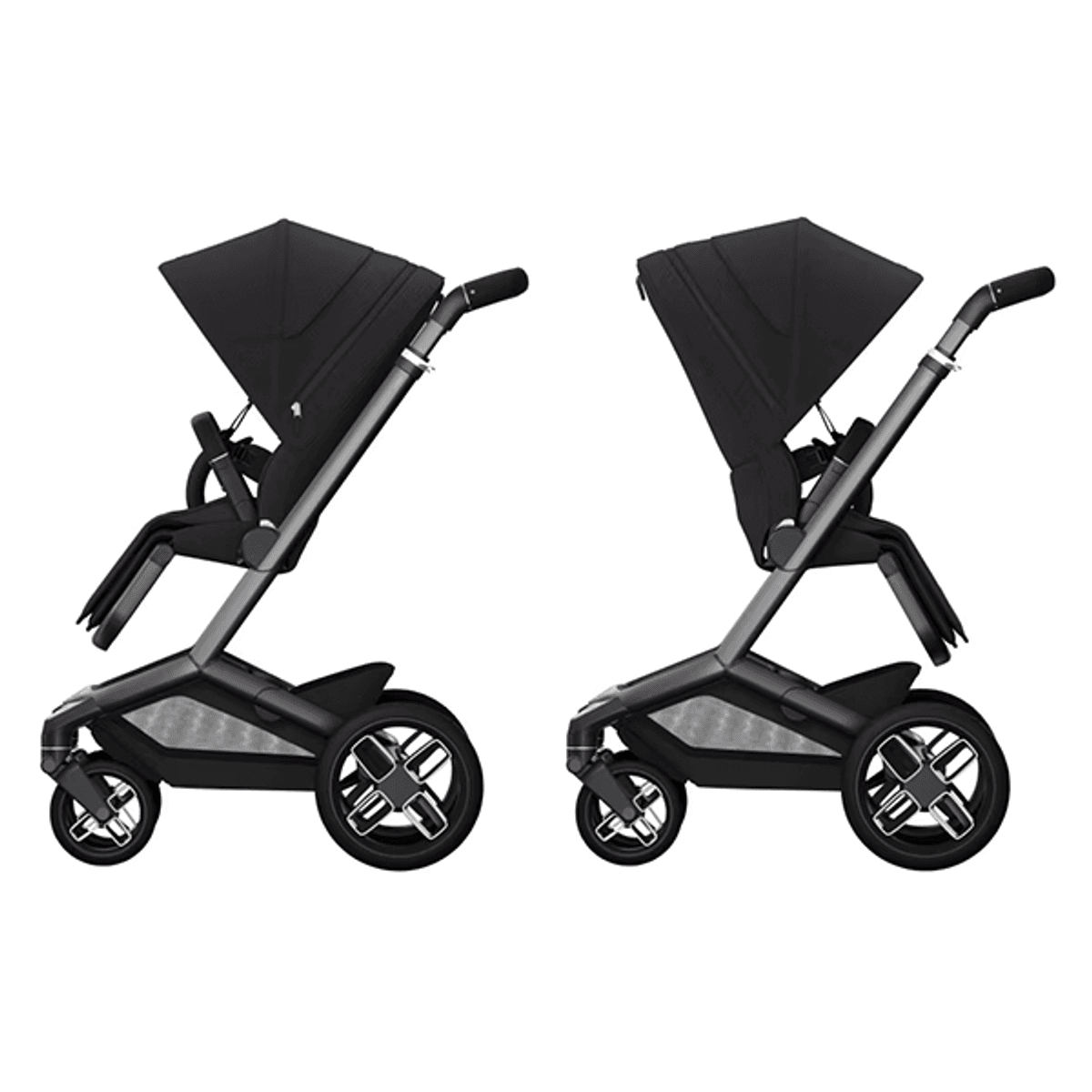  Maxi-Cosi | Fame Kombivogn Twillic Black + Pebble Pro Bilstol og Base 360 Pro