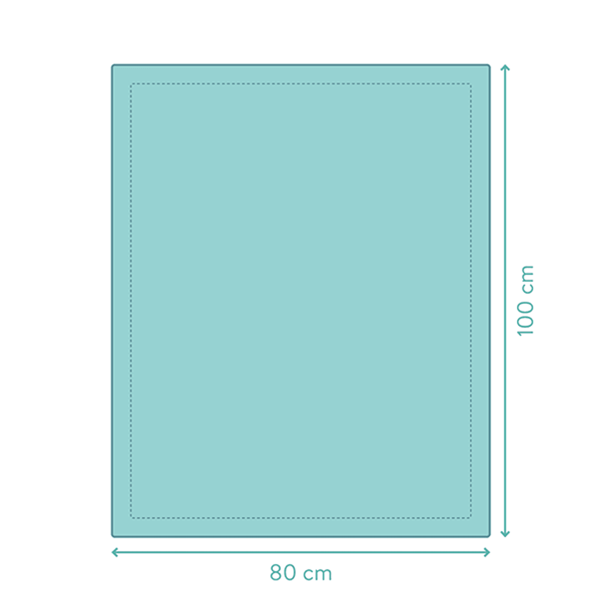 Fillikid | Strikket babyteppe | 80 x 100 cm | Nature