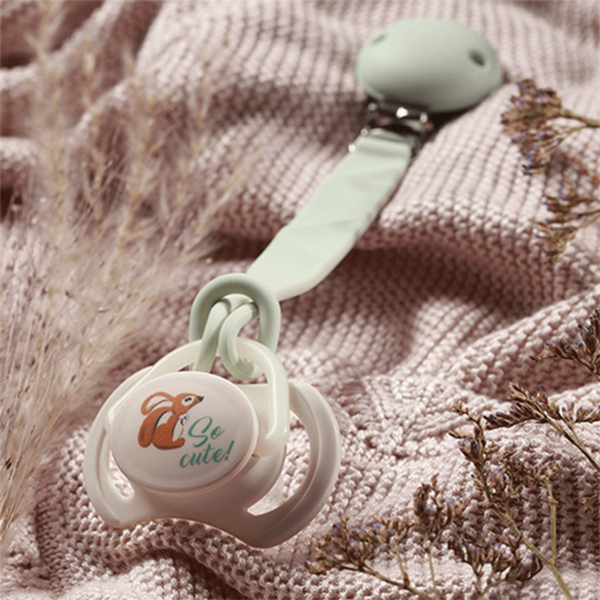 Babyono | Symmetrisk Sillikonsmokk | 6-18 mnd.