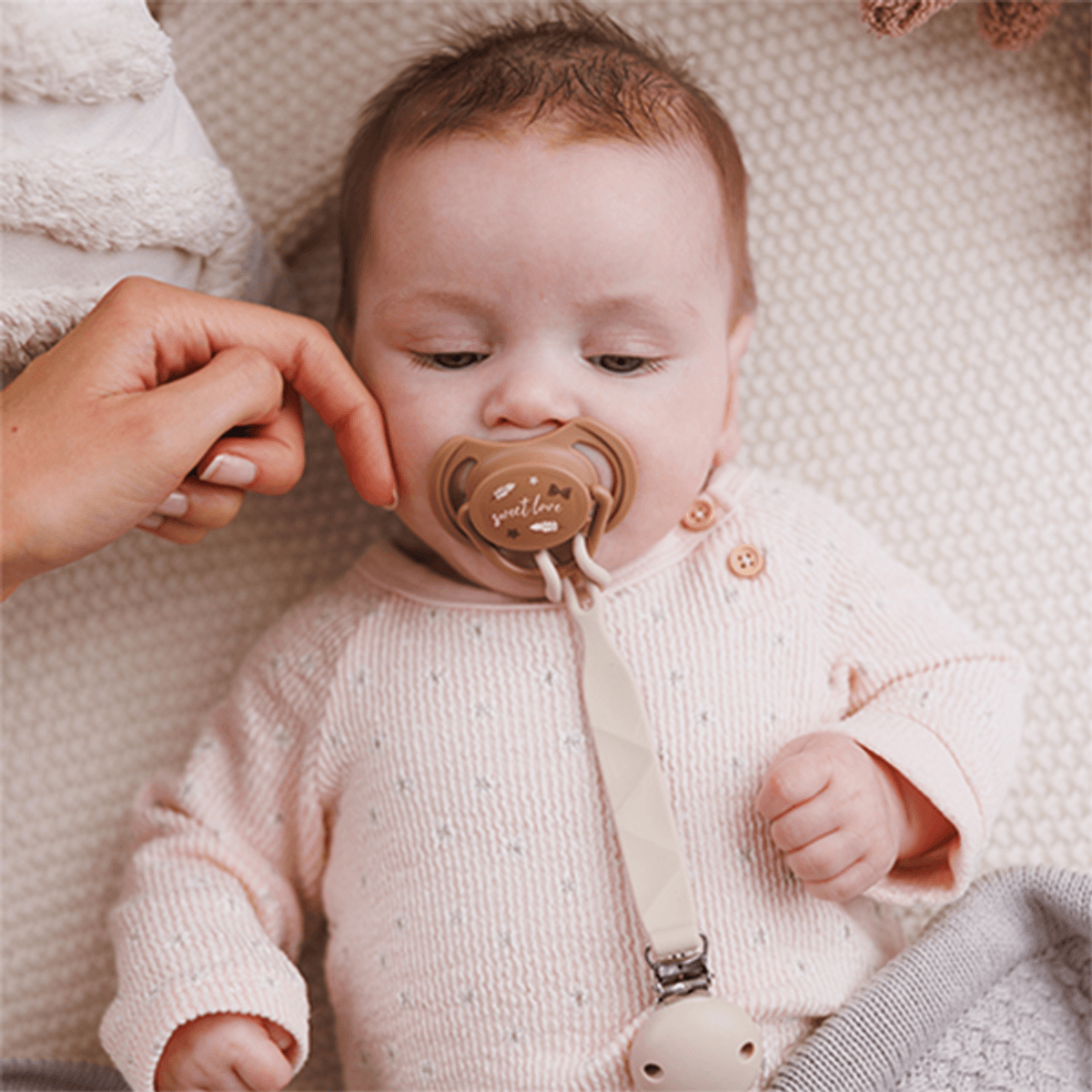 Babyono | Symmetrisk Sillikonsmokk | 0-6 mnd