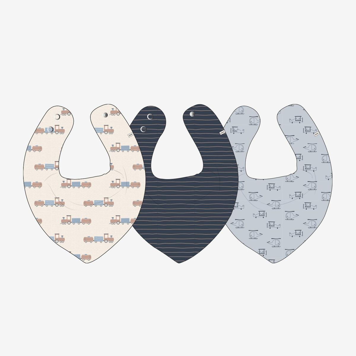 Pippi | Siklesmekker 3-pk | Blue Fog