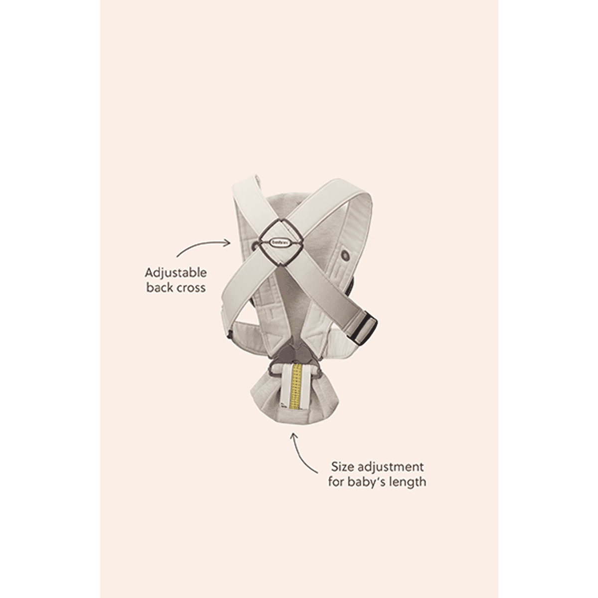 BabyBjörn | Bæresele Mini | Vevd | Beige