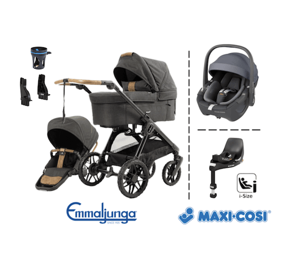 Hovedbilde Emmaljunga 2026 | Sento Pro Ergo + Maxi-Cosi 360 Pebble + Base| Outdoor Trek