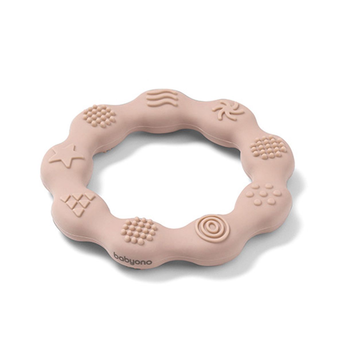 Babyono | Silikon bitering | Ring | Beige