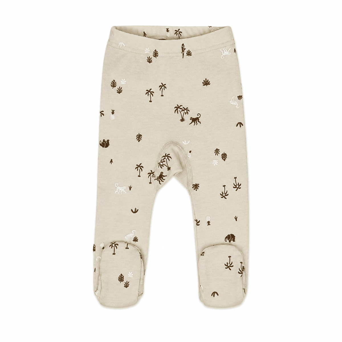Rondane | Leggings m/Fot | Ull | Beige Monkey