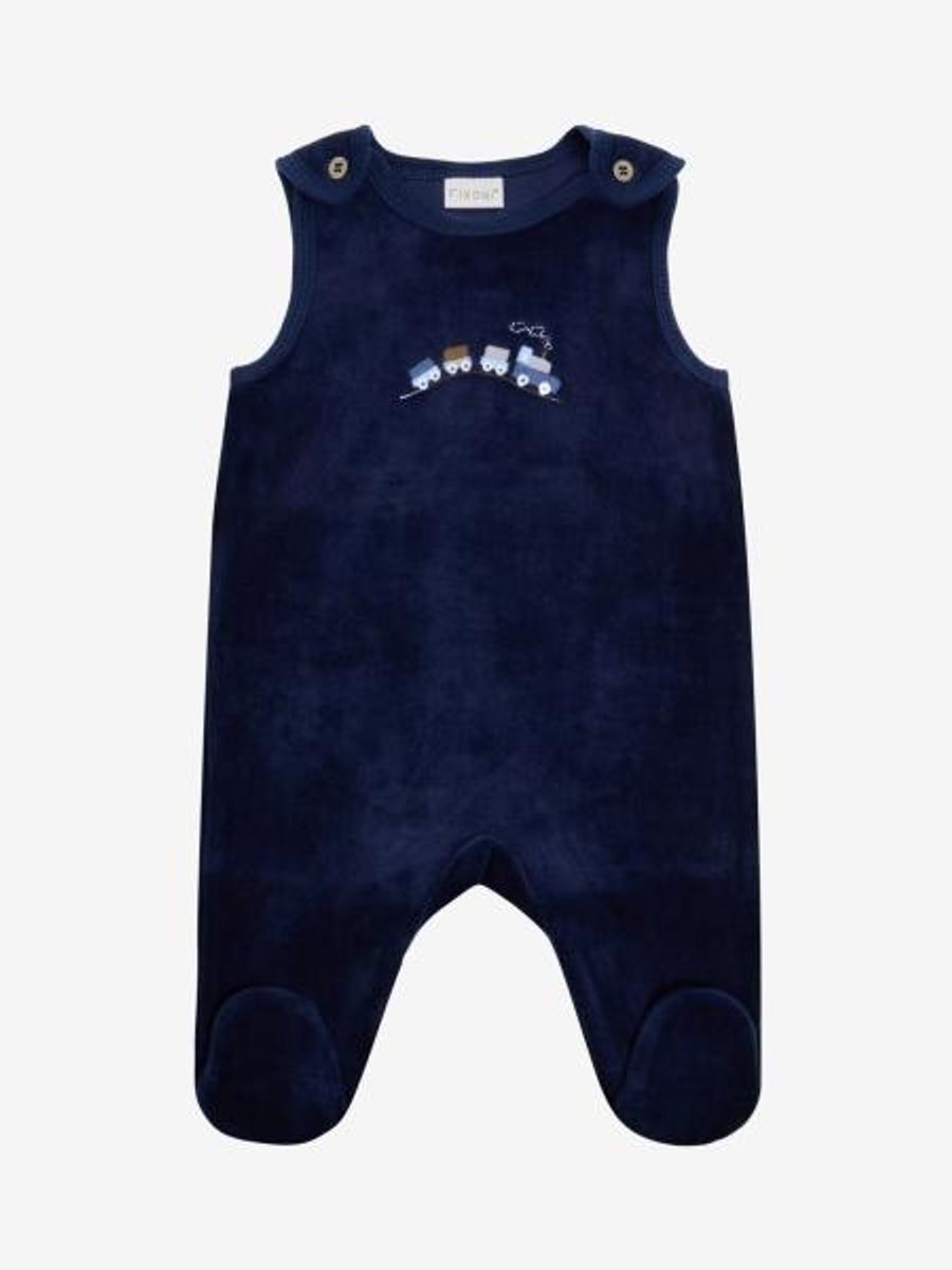 Fixoni | Sett med body og veloursparkebukse | Navy Blazer