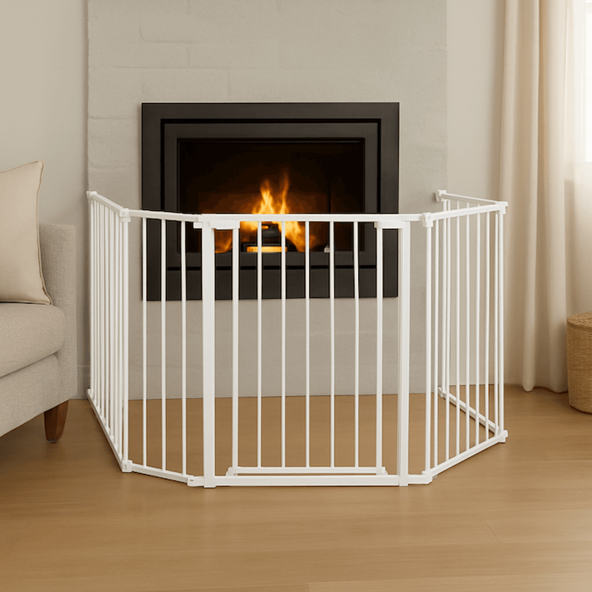 Fillikid | Peis og Sikkerhetsgrind | Hvit