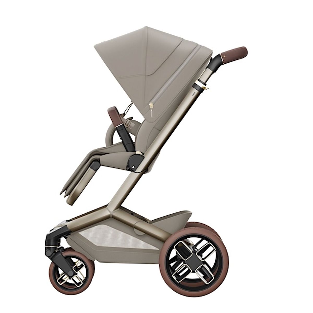  Maxi-Cosi | Fame V2 Vogn + Pebble Slide Pro Bilstol og Base | Sapphire Sand / Black