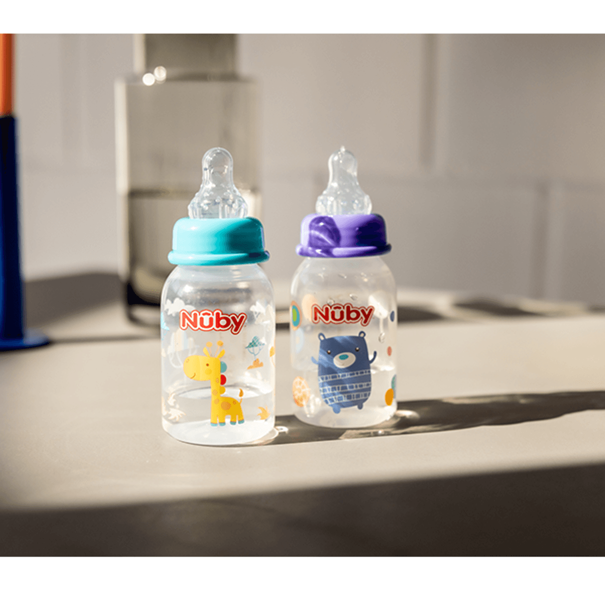 Nûby | Tåteflaske Anti-kolikk 120 ml | Assorterte farger