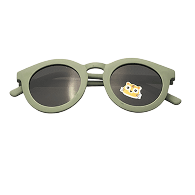 Hovedbilde Troller | TinyShade | Solbrille til barn i silikon | 0-3 år | Grønn