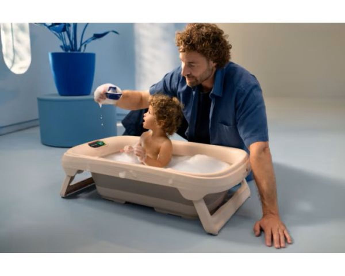 Maxi-Cosi | Indigo Plus Badebalje med Digitalt Termometer | Muted Terra