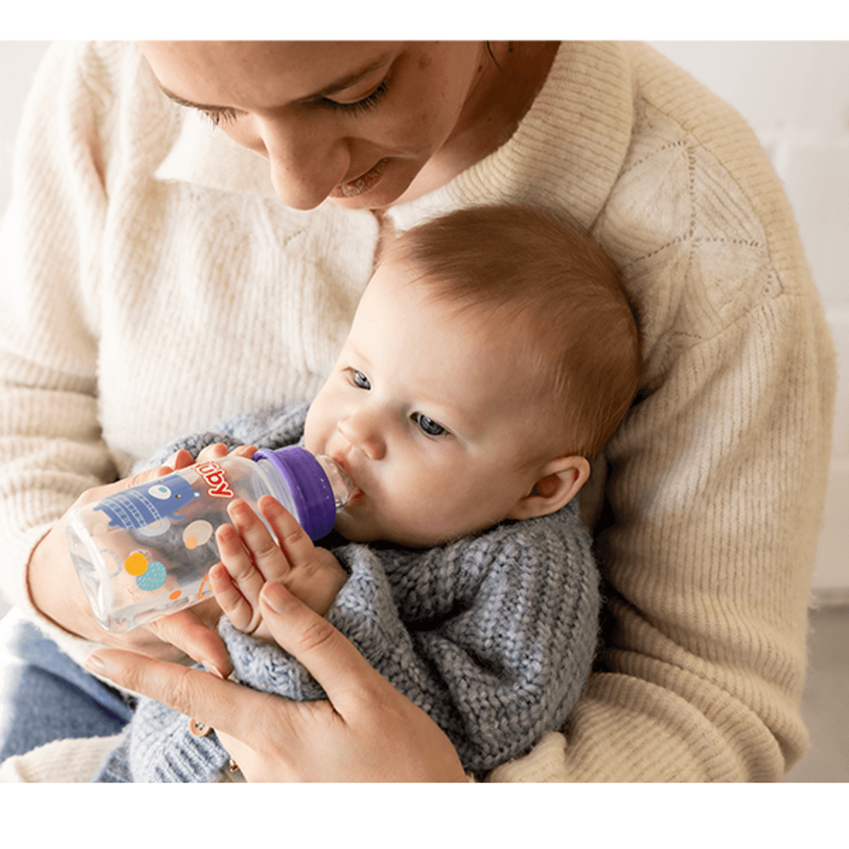 Nûby | Tåteflaske Anti-kolikk 120 ml | Assorterte farger