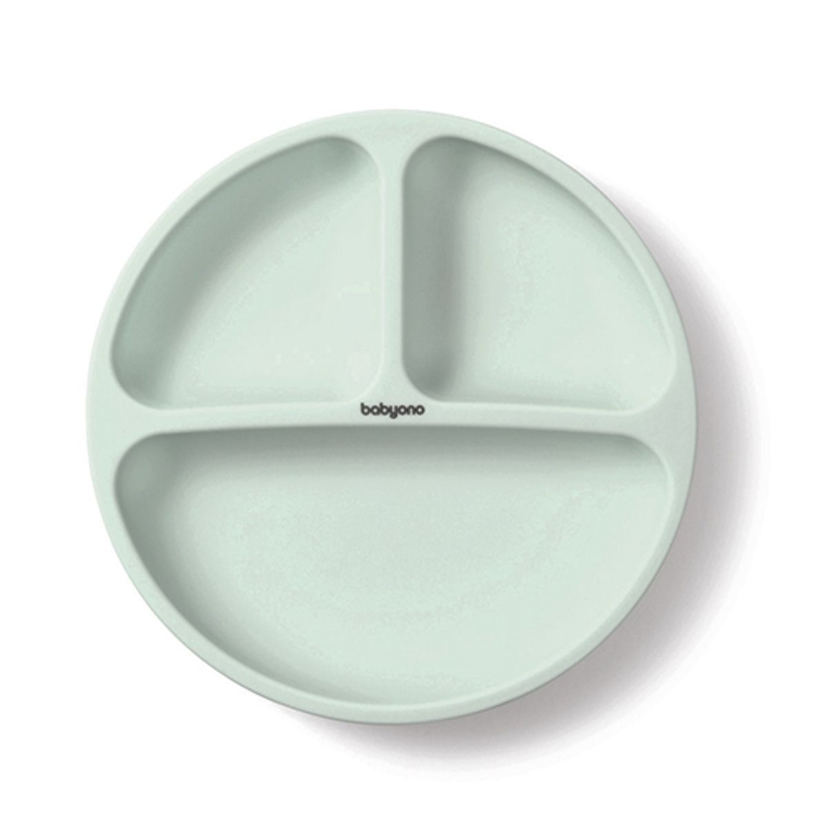 Babyono | Silikontallerken med sugekopp | Mint